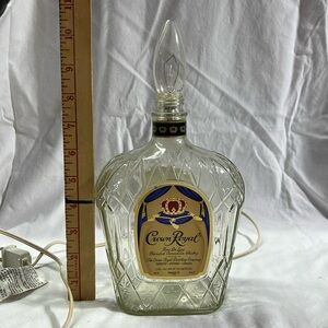 Crown Royal Liquor Bottle Lamp / Light